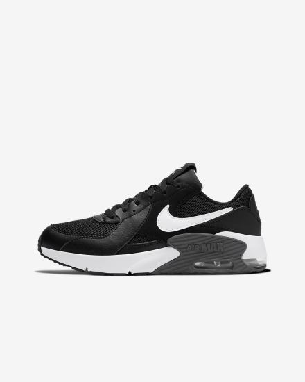 Zapatillas Nike Air Max Excee Kids Niño Negras Gris Oscuro Blancas | ROCNK-9713