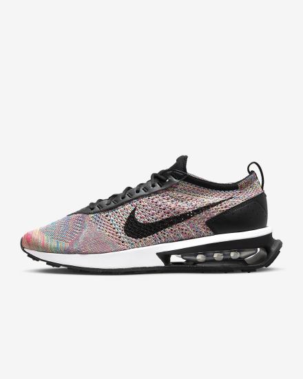 Zapatillas Nike Air Max Flyknit Racer Hombre Verde Rosas Azules Negras | CUZNA-6571