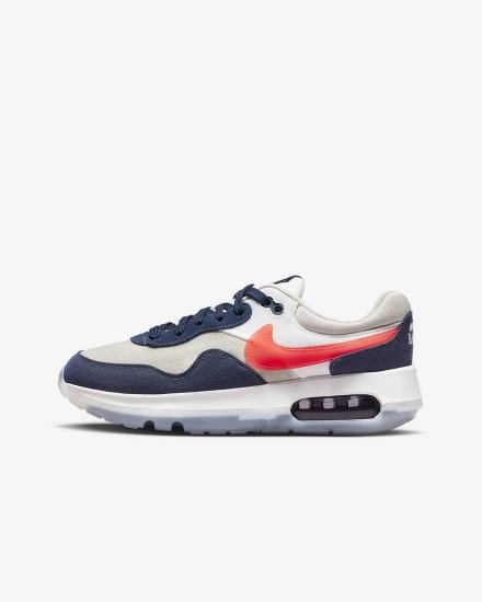 Zapatillas Nike Air Max Motif Kids Niña Beige Azul Marino Blancas Rojas | AYIDC-2649