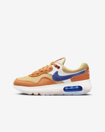 Zapatillas Nike Air Max Motif Kids Niña Amarillo Oscuro Azul Real | TLYXK-4936