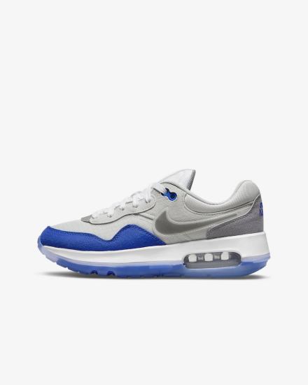 Zapatillas Nike Air Max Motif Kids Niña Azul Real Gris Negras | UXRME-8963