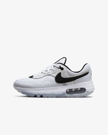 Zapatillas Nike Air Max Motif Kids Niña Blancas Negras | WIEPH-8096