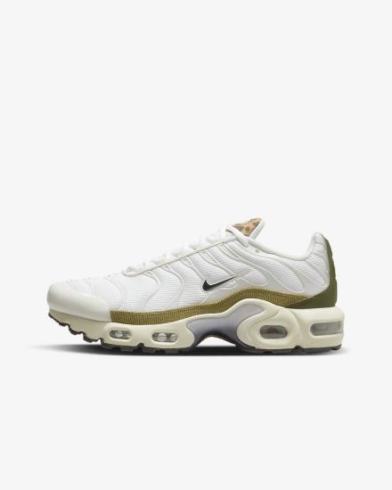 Zapatillas Nike Air Max Plus Kids Niña Blancas Verde Negras | SZROX-2196