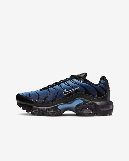 Zapatillas Nike Air Max Plus Kids Niña Negras Azules Burdeos Claro | IDHPB-4971