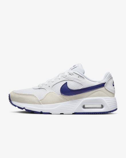 Zapatillas Nike Air Max SC Mujer Blancas Azul Real Oscuro Azules | HIELM-9874