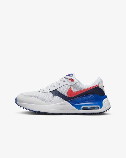 Zapatillas Nike Air Max SYSTM Kids Niña Blancas Azul Marino Azul Real Rojas Claro | LYXEI-1974