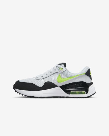 Zapatillas Nike Air Max SYSTM Kids Niño Blancas Plateadas Negras | LYTZO-4386