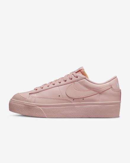 Zapatillas Nike Blazer Low Platform Mujer Negras Naranjas | MPEQC-3942