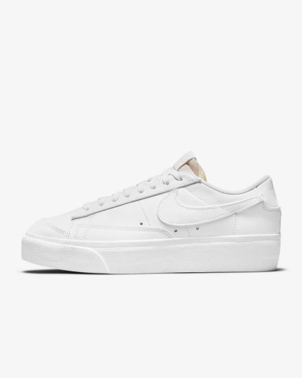 Zapatillas Nike Blazer Low Platform Mujer Blancas | RMIEL-2507