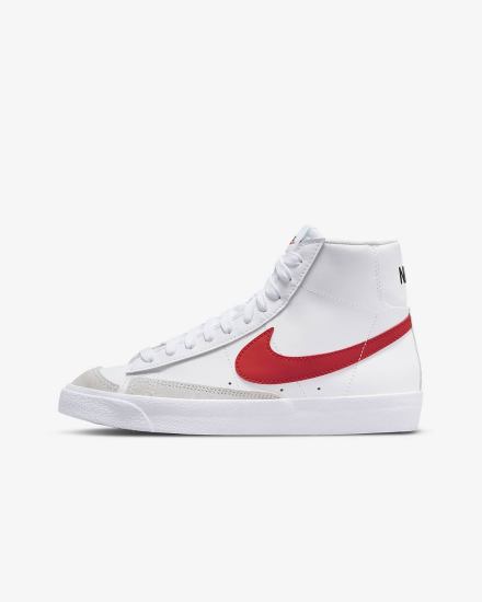 Zapatillas Nike Blazer Mid '77 Kids Niño Blancas Azules Negras Rojas | YACKW-9382