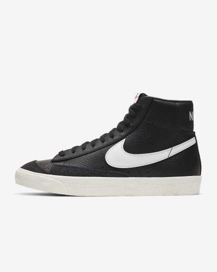 Zapatillas Nike Blazer Mid '77 Vintage Hombre Negras | TQHYZ-5893