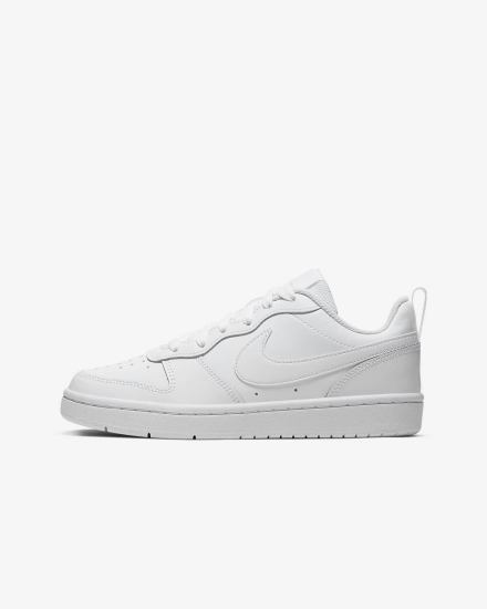 Zapatillas Nike Court Borough Low 2 Kids Niña Blancas | XYGPM-5786