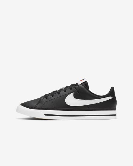 Zapatillas Nike Court Legacy Kids Niño Negras Marrones Claro Blancas | SHAKJ-1250