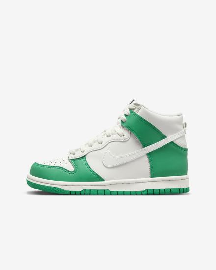 Zapatillas Nike Dunk High Kids Niña Verde Negras | EIWNB-0268