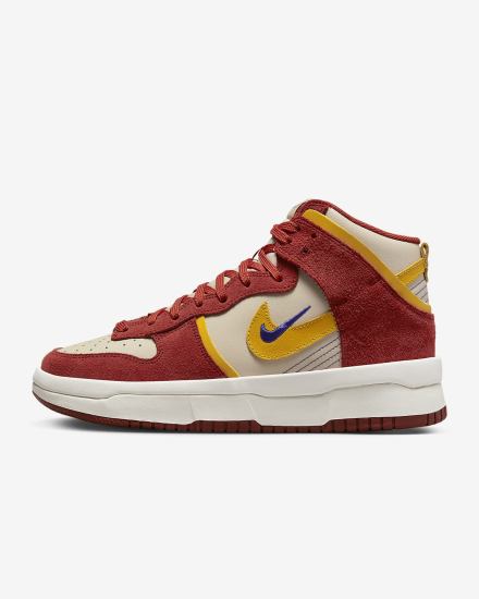 Zapatillas Nike Dunk High Up Mujer Amarillo | QFSTC-9238