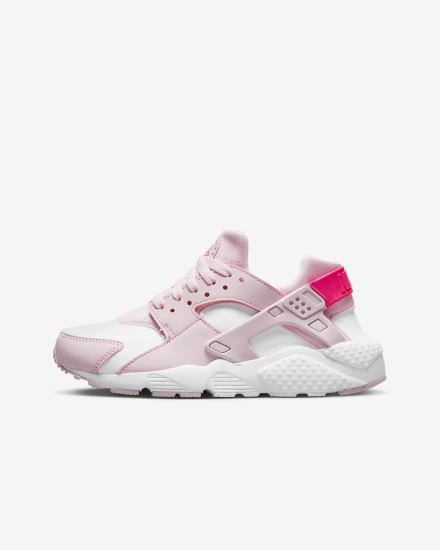 Zapatillas Nike Huarache Run Kids Niña Rosas Blancas Rosas | KQWPC-3721