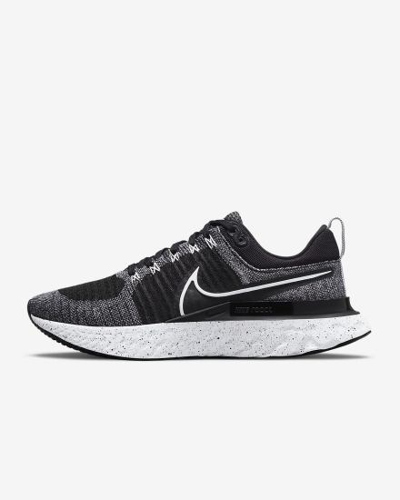 Zapatillas Nike React Infinity Run FK 2 Be True Hombre Blancas Negras | FVRBM-1576