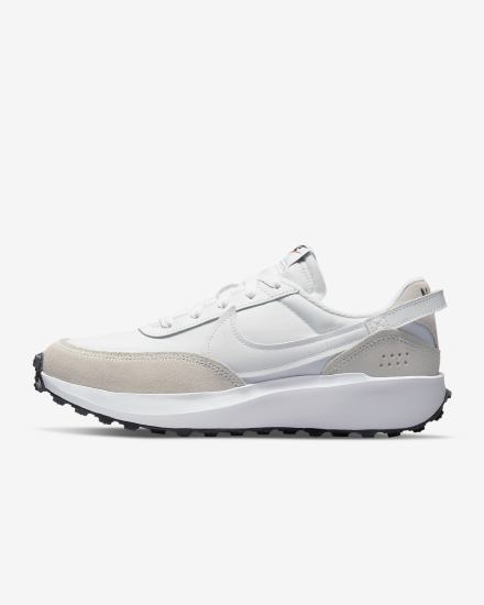 Zapatillas Nike Waffle Debut Mujer Blancas Negras Naranjas Blancas | QGENS-2137