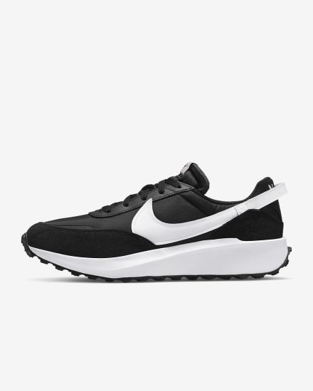 Zapatillas Nike Waffle Debut Swoosh Hombre Negras Naranjas Blancas | QNDTH-6937