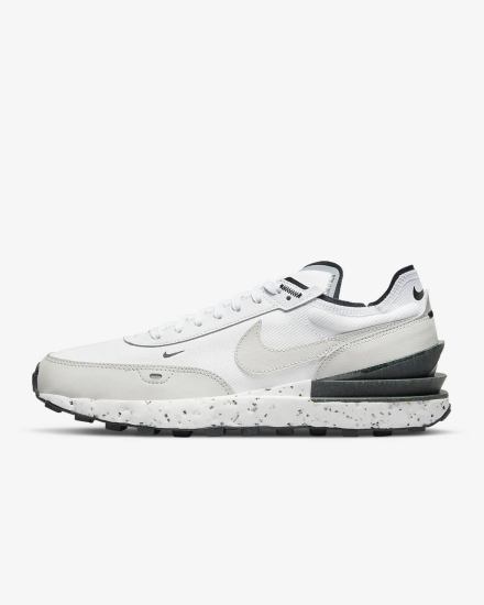 Zapatillas Nike Waffle One Crater Hombre Blancas Negras Beige Claro | WBZNQ-4081