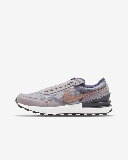 Zapatillas Nike Waffle One Kids Niña Blancas Gris Metal Rojas Marrones | YRQVB-0591