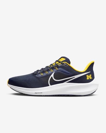 Zapatillas Running Nike Air Zoom Pegasus 39 (Clemson) Road Hombre Azul Marino Blancas | BCXTH-3709