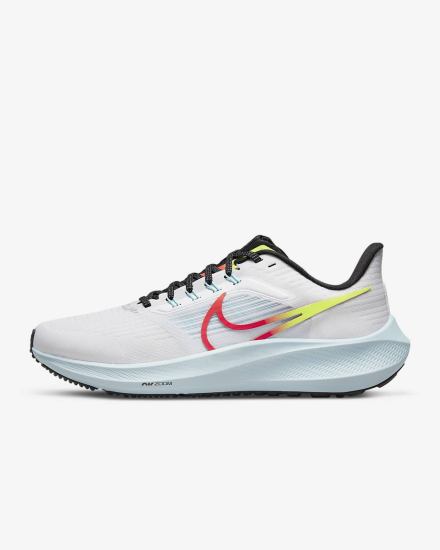 Zapatillas Running Nike Air Zoom Pegasus 39 Road Mujer Blancas Rojas Claro Negras | LGDNT-0584