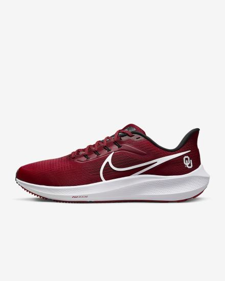 Zapatillas Running Nike Air Zoom Pegasus 39 (Clemson) Road Hombre Rojas Negras Blancas | NHQAF-0376