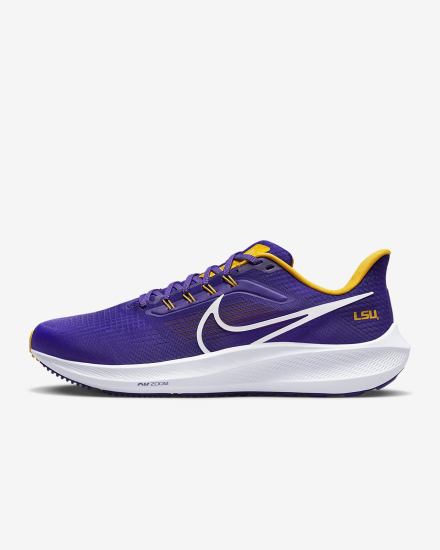 Zapatillas Running Nike Air Zoom Pegasus 39 (Clemson) Road Hombre Moradas Doradas Blancas | NMJVP-5693