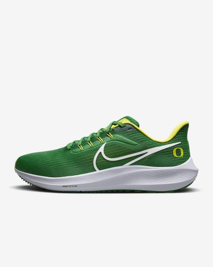 Zapatillas Running Nike Air Zoom Pegasus 39 (Clemson) Road Hombre Verde Amarillo Blancas | ZHQAW-2371