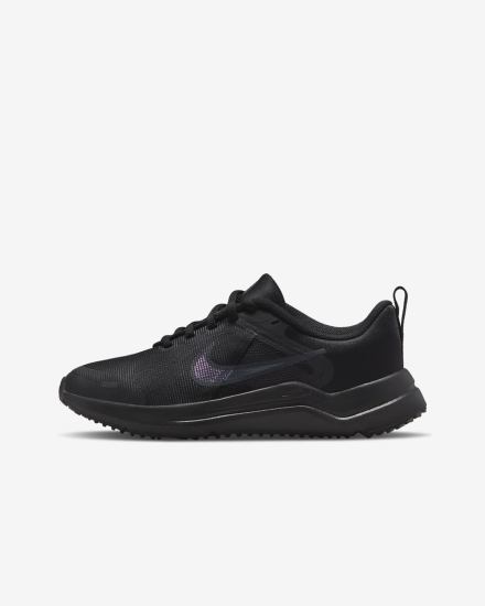 Zapatillas Running Nike Downshifter 12 Kids Road Niña Negras Gris Claro Negras | JIRWH-2154