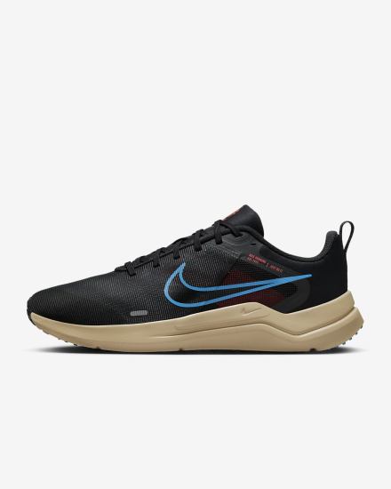 Zapatillas Running Nike Downshifter 12 Road Hombre Gris Oscuro Kaki Rojas Claro Azules | BNSFK-1908