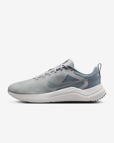 Zapatillas Running Nike Downshifter 12 Road Hombre Gris Claro Metal Gris | HQLSK-5163