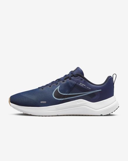 Zapatillas Running Nike Downshifter 12 Road Hombre Azul Marino Obsidian Oscuro Plateadas Azules | HSABF-8167