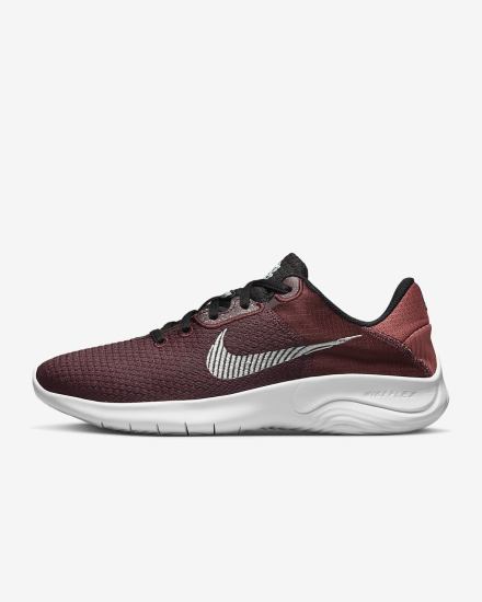Zapatillas Running Nike Flex Experience Run 11 Next Nature Road Mujer Burdeos Rojas Negras Verde Menta | GIXUL-8412