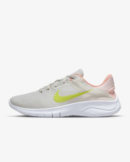 Zapatillas Running Nike Flex Experience Run 11 Next Nature Road Mujer Beige Claro Rojas Verde | NWLYD-9201
