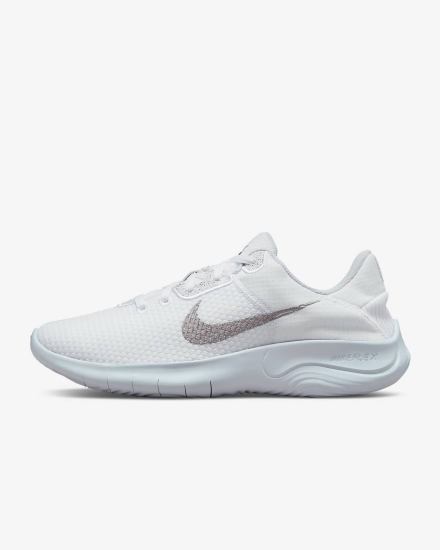 Zapatillas Running Nike Flex Experience Run 11 Next Nature Road Mujer Blancas Plateadas Metal Plateadas | SWOGU-2956