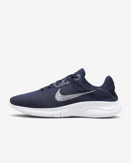 Zapatillas Running Nike Flex Experience Run 11 Next Nature Road Hombre Azul Marino Obsidian Oscuro Blancas | UDNFQ-7201