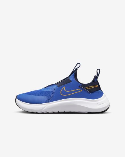 Zapatillas Running Nike Flex Plus Kids Road Niña Azul Real Azul Marino Blancas Amarillo | QZNBO-3607