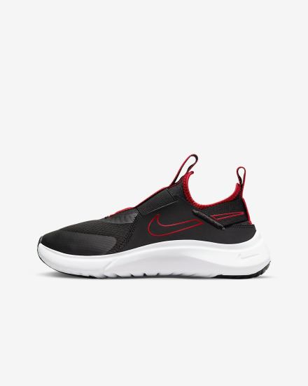 Zapatillas Running Nike Flex Plus Kids Road Niña Negras Rojas | WXHBJ-8057