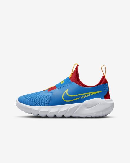 Zapatillas Running Nike Flex Runner 2 Kids Road Niña Azules Rojas Doradas Verde | FWMOG-1285
