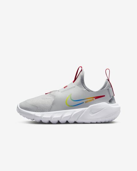Zapatillas Running Nike Flex Runner 2 Kids Road Niña Gris Gris Claro Azules Multicolor | PWYXF-7189