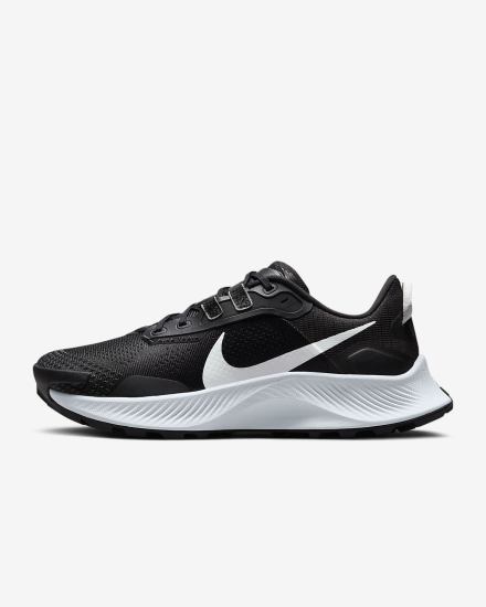Zapatillas Running Nike Pegasus Trail 3 Trail Mujer Negras Gris Oscuro Plateadas | VQEUS-7042