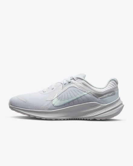 Zapatillas Running Nike Quest 5 Premium Road Mujer Blancas Plateadas Metal Plateadas | LHJSC-9642