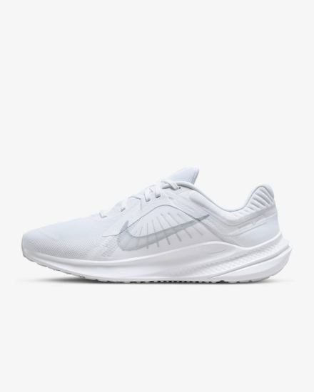 Zapatillas Running Nike Quest 5 Road Hombre Blancas Plateadas | LPDCM-9647