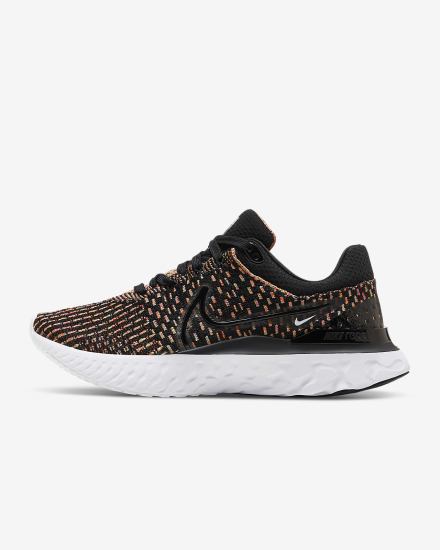 Zapatillas Running Nike React Infinity Run Flyknit 3 Road Mujer Negras Azules Rosas Blancas | DIHCE-8409