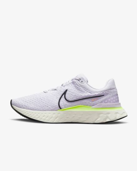 Zapatillas Running Nike React Infinity Run Flyknit 3 Road Hombre Moradas Verde Gris Oscuro | ESQND-7209