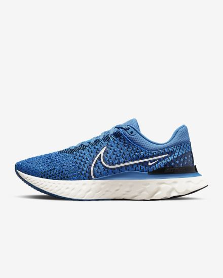 Zapatillas Running Nike React Infinity Run Flyknit 3 Road Hombre Azules Negras Azules | HRNGQ-0347