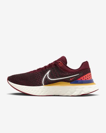 Zapatillas Running Nike React Infinity Run Flyknit 3 Road Hombre Doradas Rojas Claro Blancas | SHRAX-1502