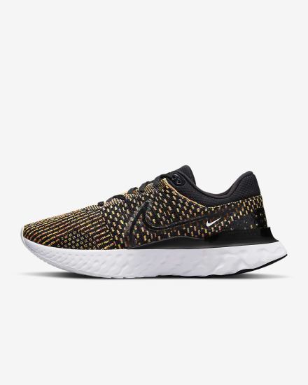 Zapatillas Running Nike React Infinity Run Flyknit 3 Road Hombre Negras Azules Rosas Blancas | WTJDX-3251